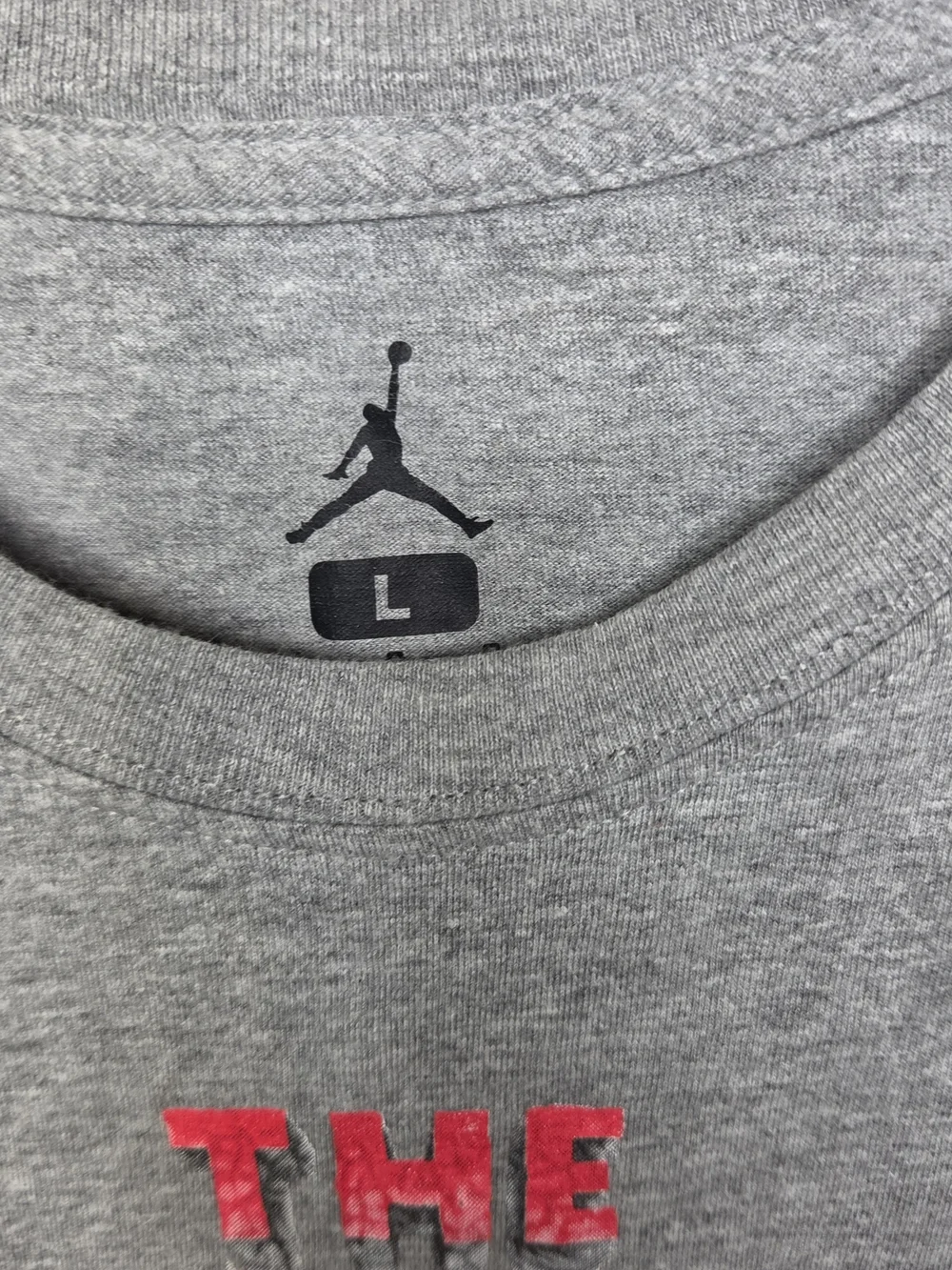 Jordan Men’s Gray 'The Best On Mars' Graphic Short-Sleeve Tee